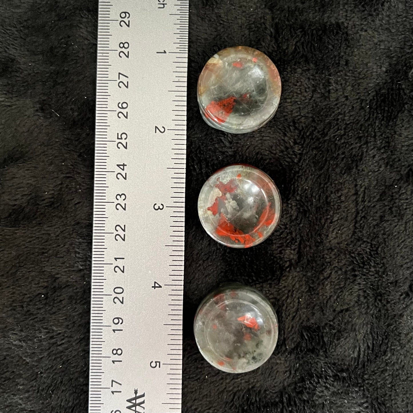 African Blood Agate Sphere Stand (Approx 1”) 1690