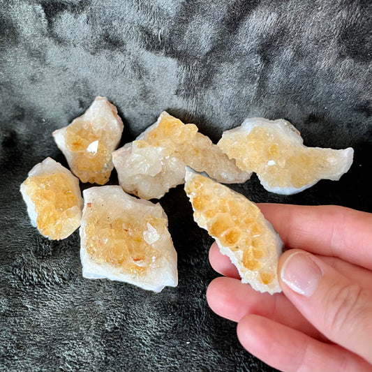 Citrine Crystal Cluster, 1 pound lot, WC-0012