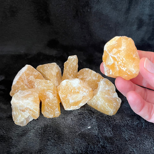 Orange Calcite Raw Chunk, 1 Pound WR-0018