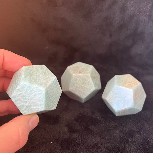 Amazonite Dodecahedron (Approx. 45-55mm) 1508