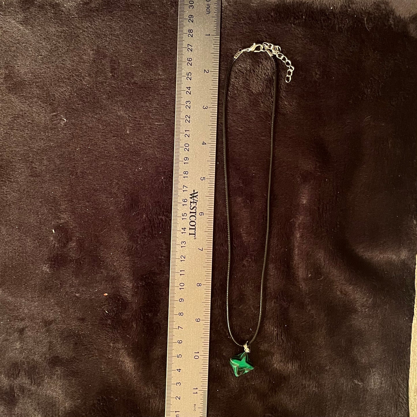 Malachite (Synthetic) Merkaba Necklace NCK-2765