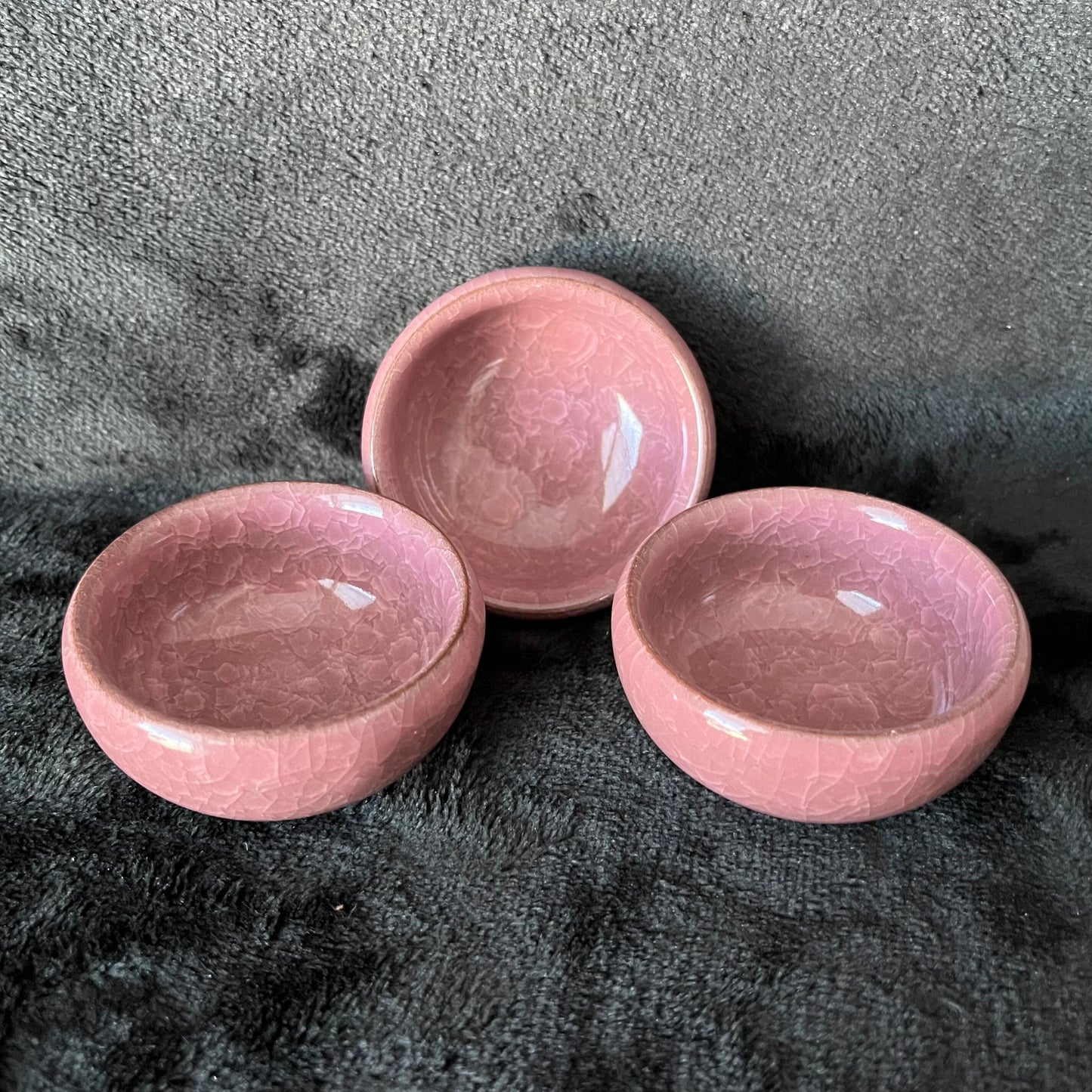 Small Ceramic Bowl, Pink (Approx. 2 5/8" x 1 1/4") 1607