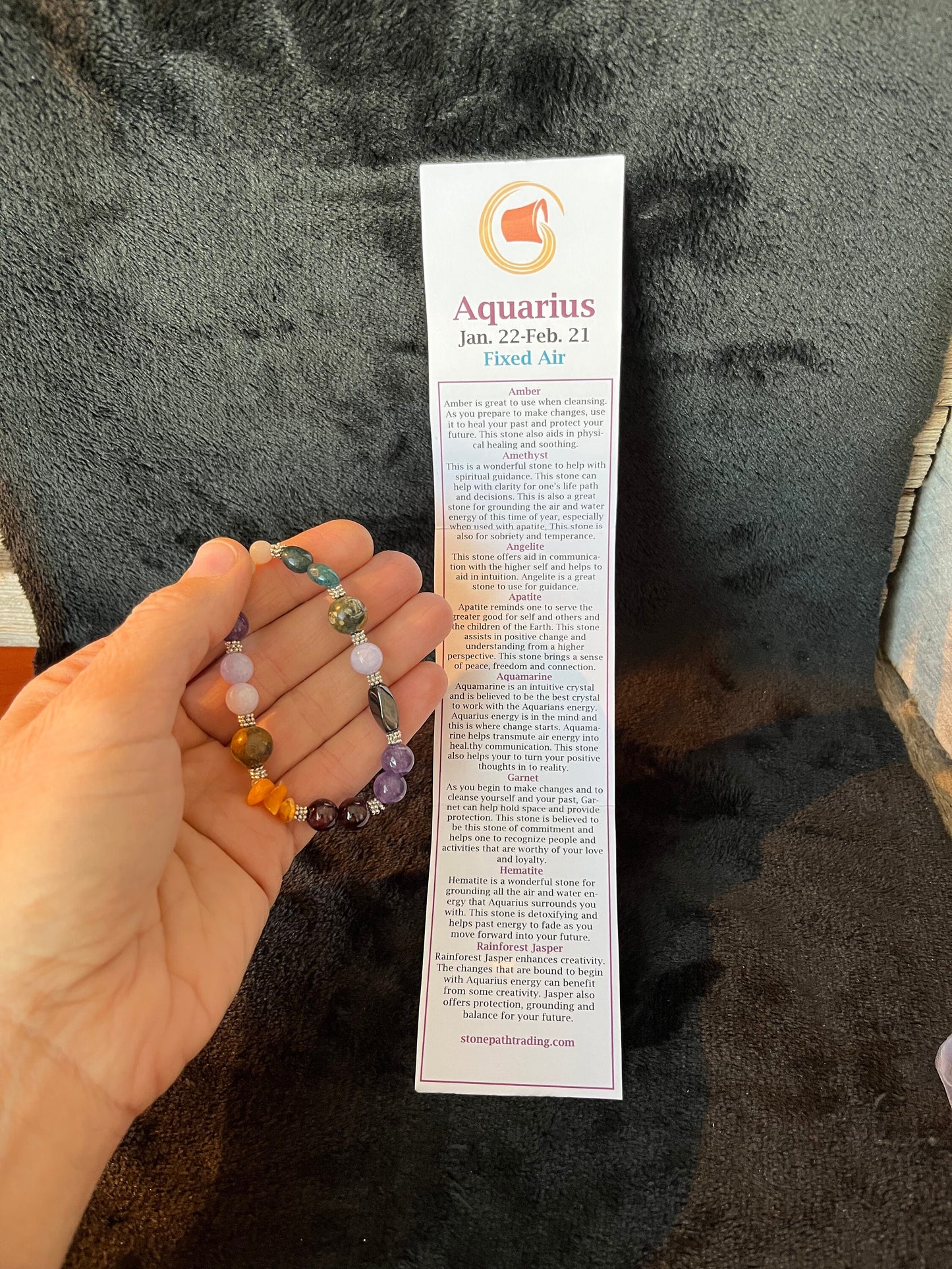 Aquarius Zodiac Bracelet BRC-0194