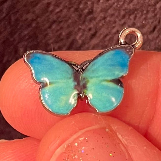 Blue Butterfly Charm (Approx. 3/4”) 0362