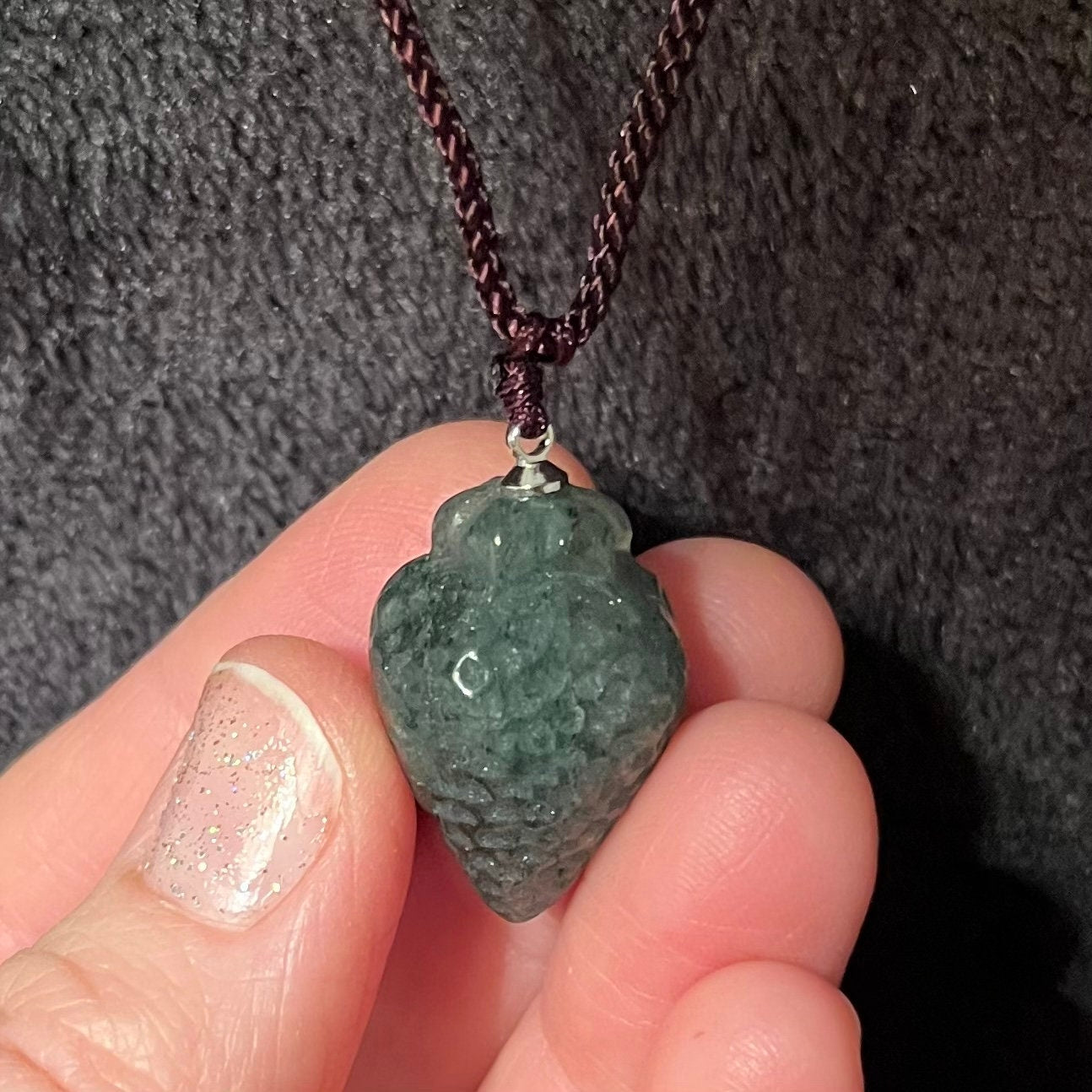 Raw aventurine store necklace