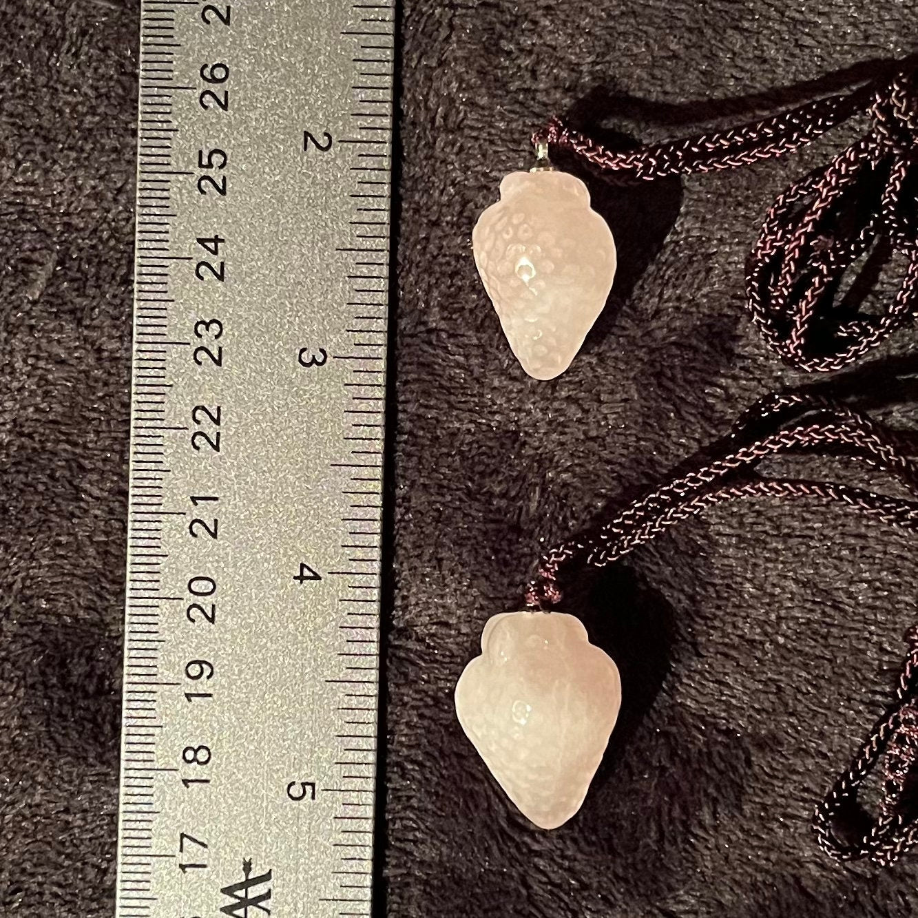 Rose Quartz Strawberry Necklace NCK-2866