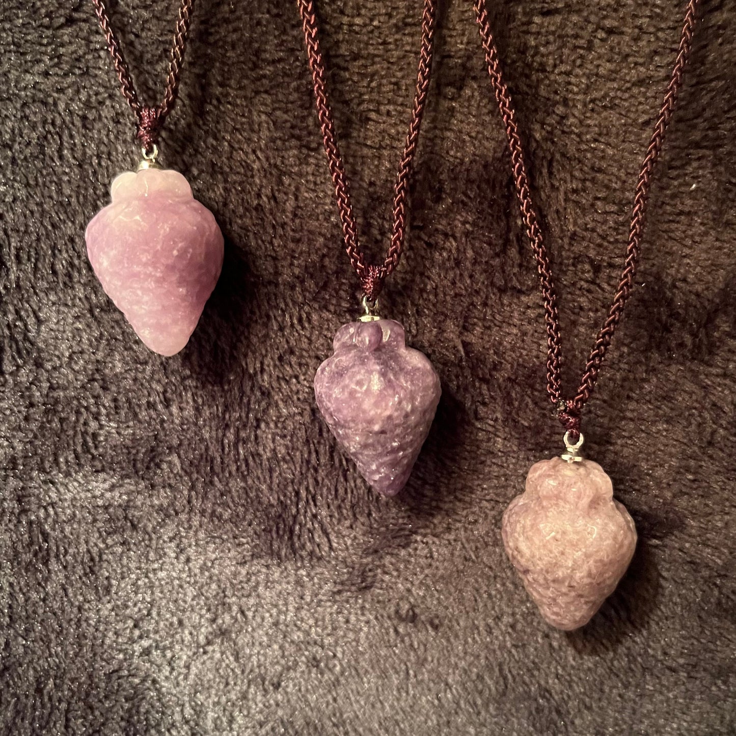 Amethyst Strawberry Necklace NCK-2862