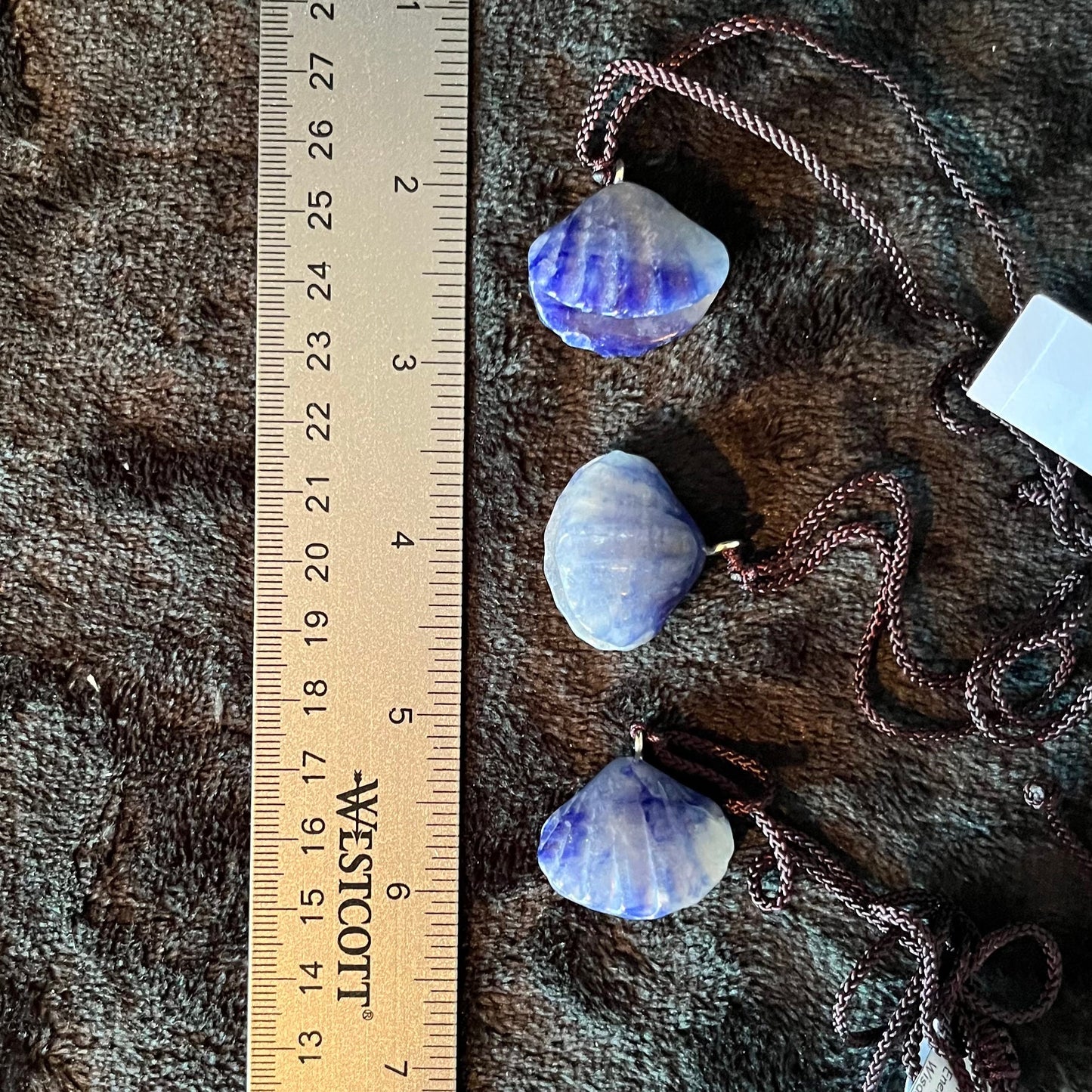 Blue Aventurine Seashell Necklace NCK-2847