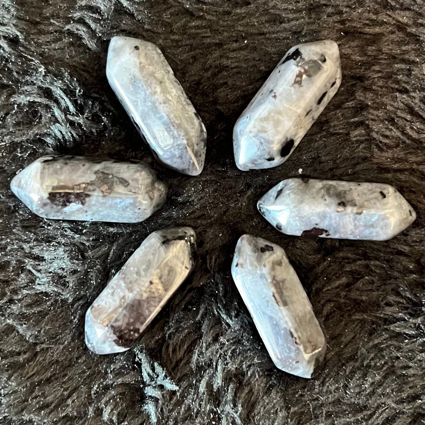 Larvikite Double Terminated Crystal Point (Approx. 3/4”) T-0089