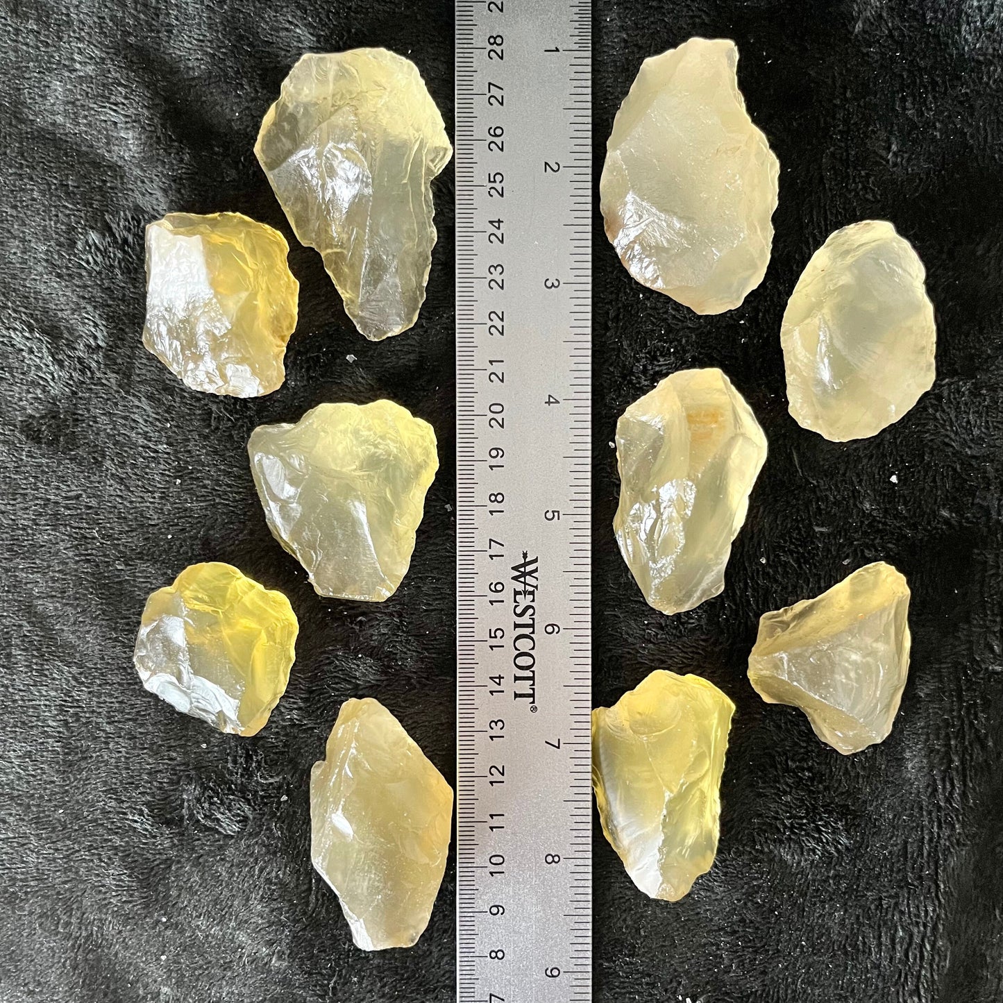 Citrine Raw Chunk, Natural (Approx 1 1/2” - 1 3/4”") 1239