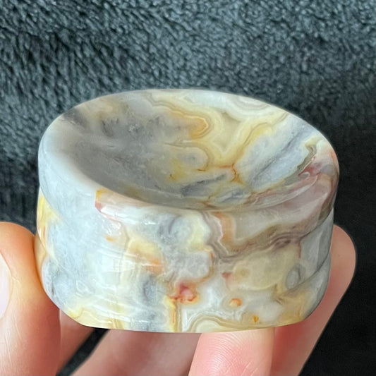 Crazy Lace Agate Sphere Stand (Approx 50mm) 1574