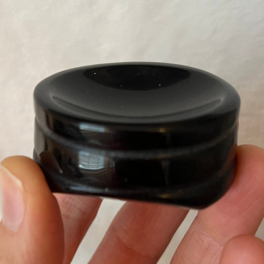 Black Obsidian Sphere Stand (Approx 50mm) 1565