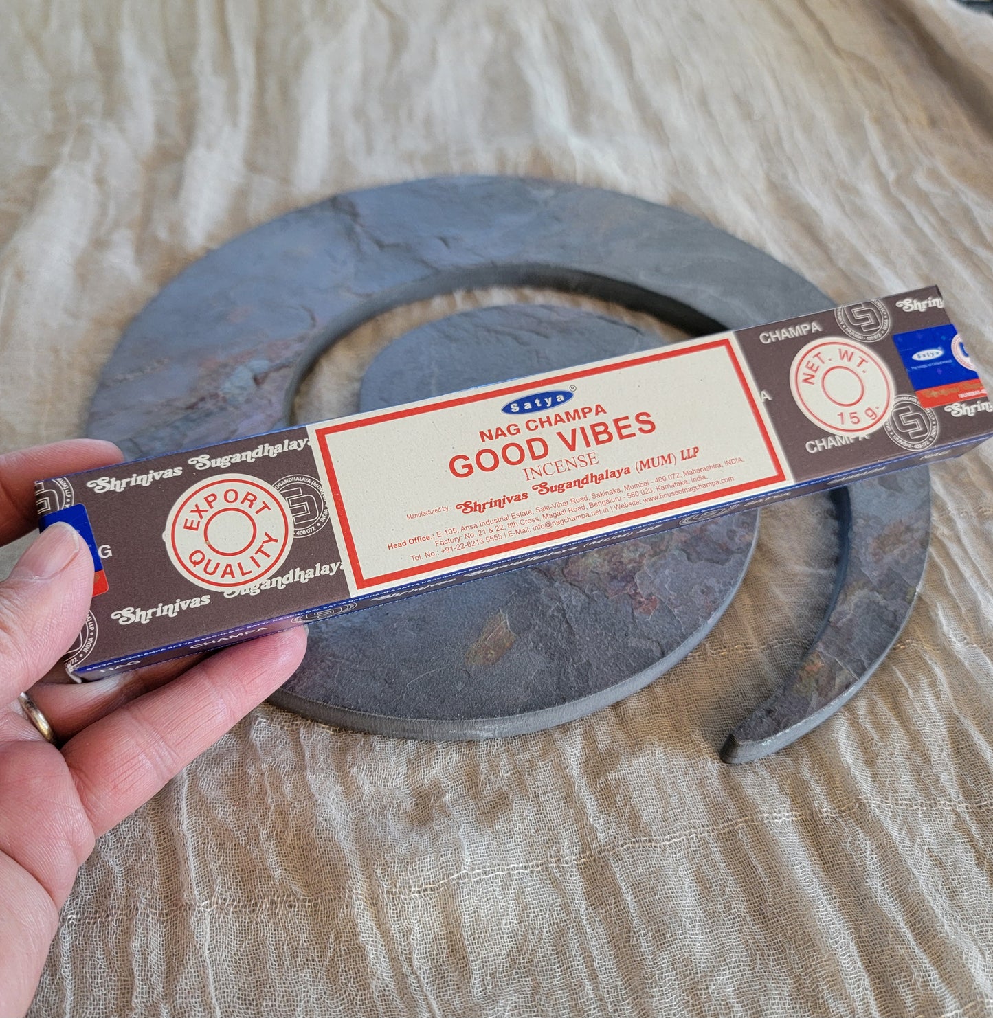 Satya Nag Champa Good Vibes Incense Sticks 1589