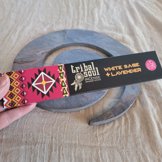 Tribal Soul White Sage and Lavender Incense Sticks 1603