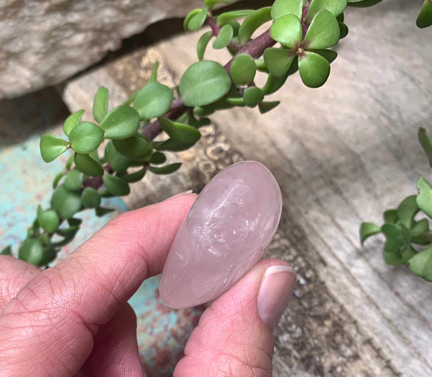 Rose Quartz Puffy Heart (Approx. 1 3/4” wide), Heart Healing, Love Stone Gift Item, Compassion HRT-0020