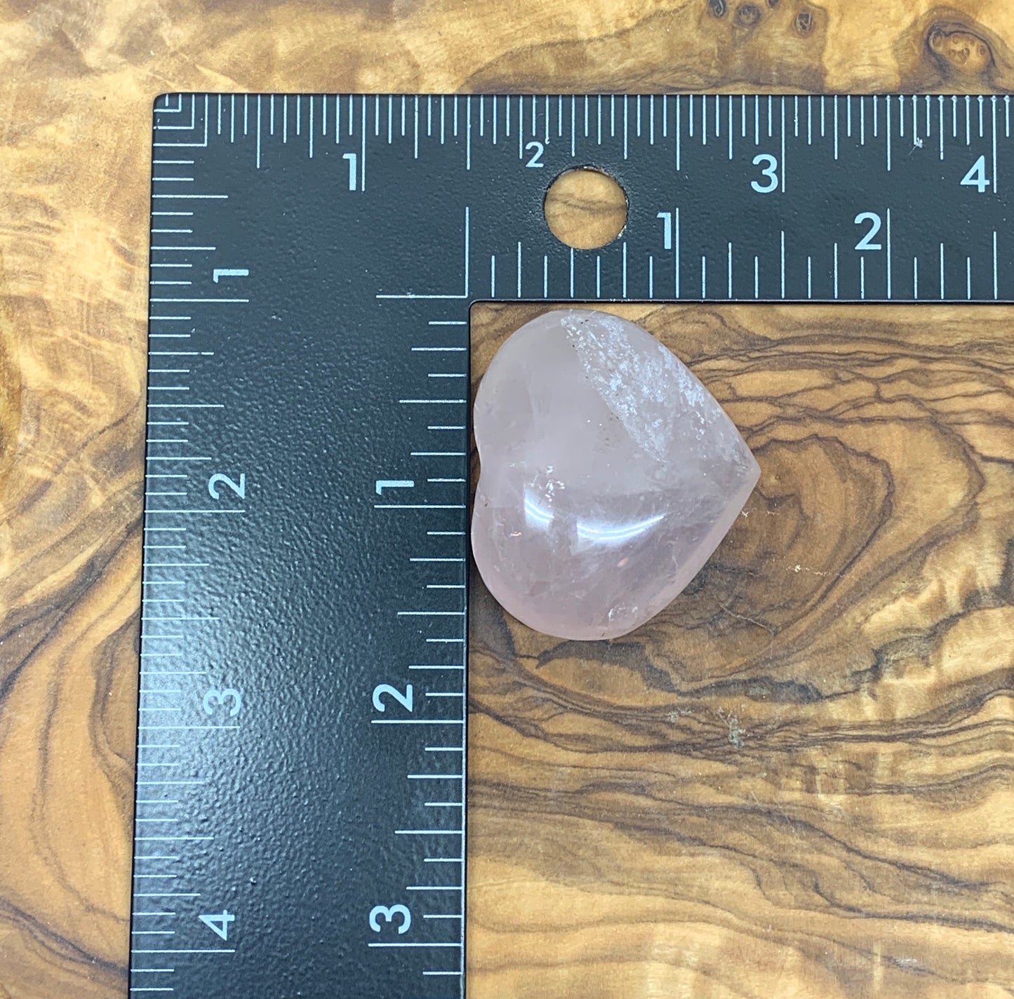 Rose Quartz Puffy Heart (Approx. 1 3/4” wide), Heart Healing, Love Stone Gift Item, Compassion HRT-0020