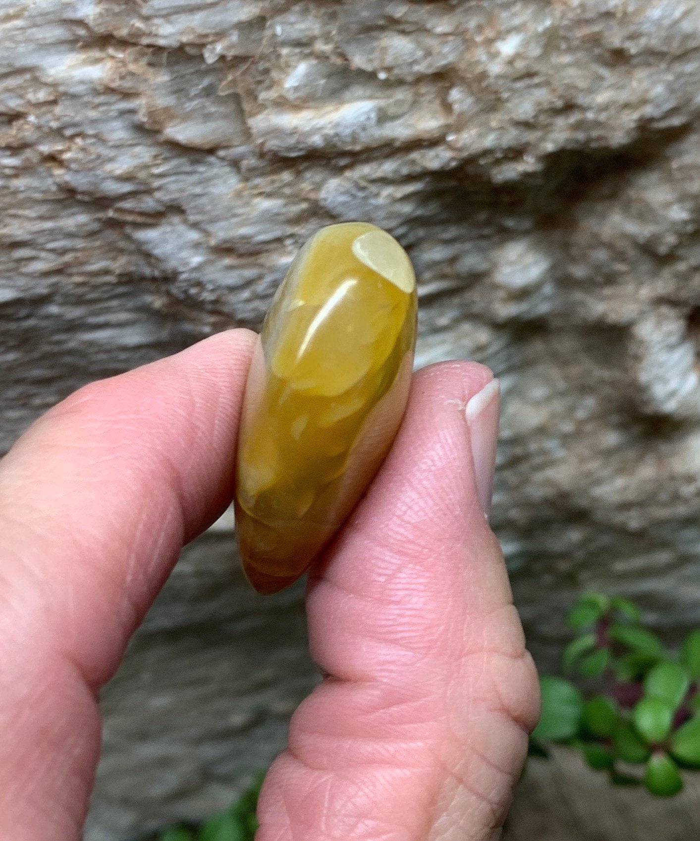 Carnelian Agate Quartz Puffy Heart, Beautiful, Polished, Creativity Stone, Passion, Manifesting Abundance (Approx. 1 1/2”)   HRT-0258