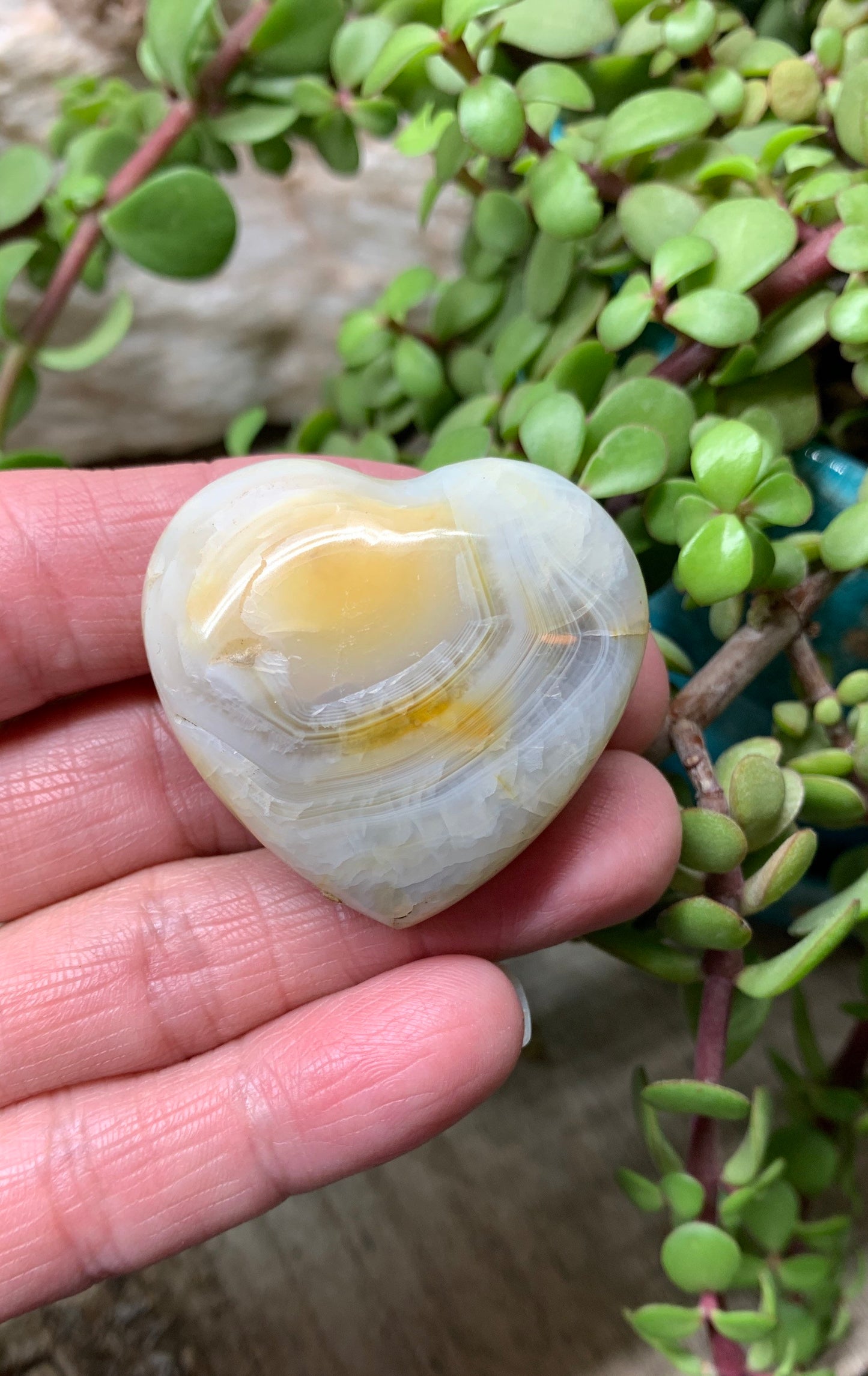Carnelian Agate Quartz Puffy Heart, Beautiful, Polished, Creativity Stone, Passion, Manifesting Abundance (Approx. 1 1/2”) HRT-0256