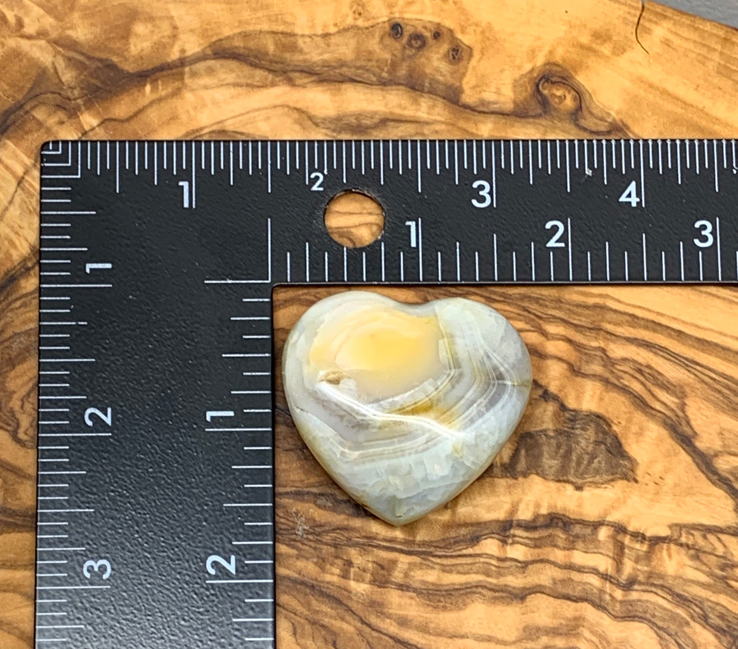 Carnelian Agate Quartz Puffy Heart, Beautiful, Polished, Creativity Stone, Passion, Manifesting Abundance (Approx. 1 1/2”) HRT-0256