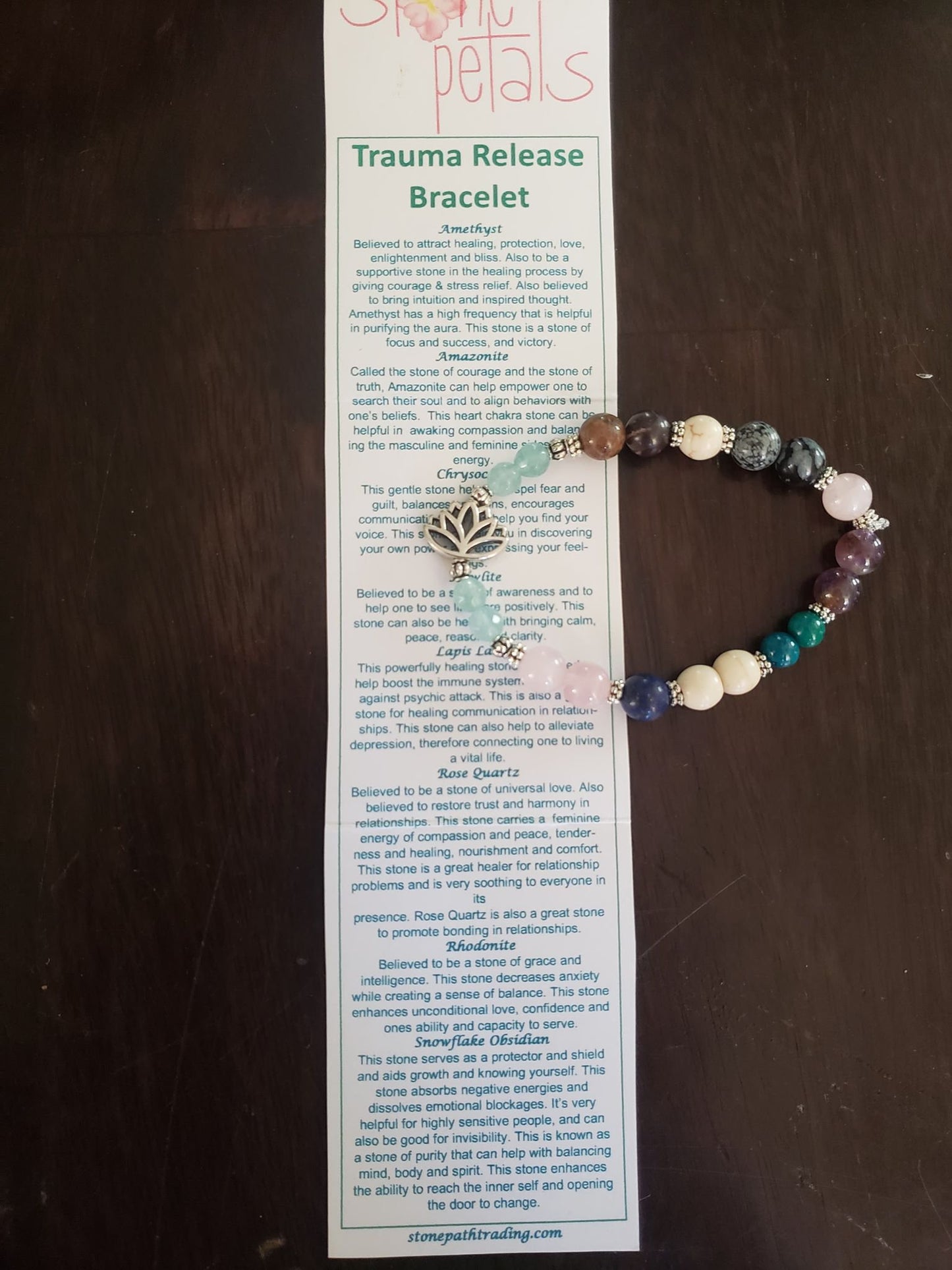 Trauma Release Bracelet BRC-0005