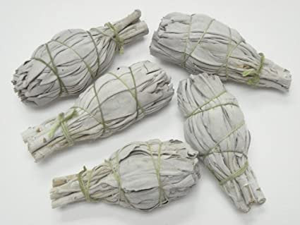 Small Sage Bundle 4" 1700 Clarifying, Clearing, Healing, Herbal Cleansing