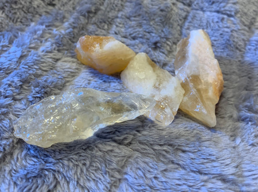 Citrine Raw BIN-0299 (Approx 1.5" - 2") BIN-0402