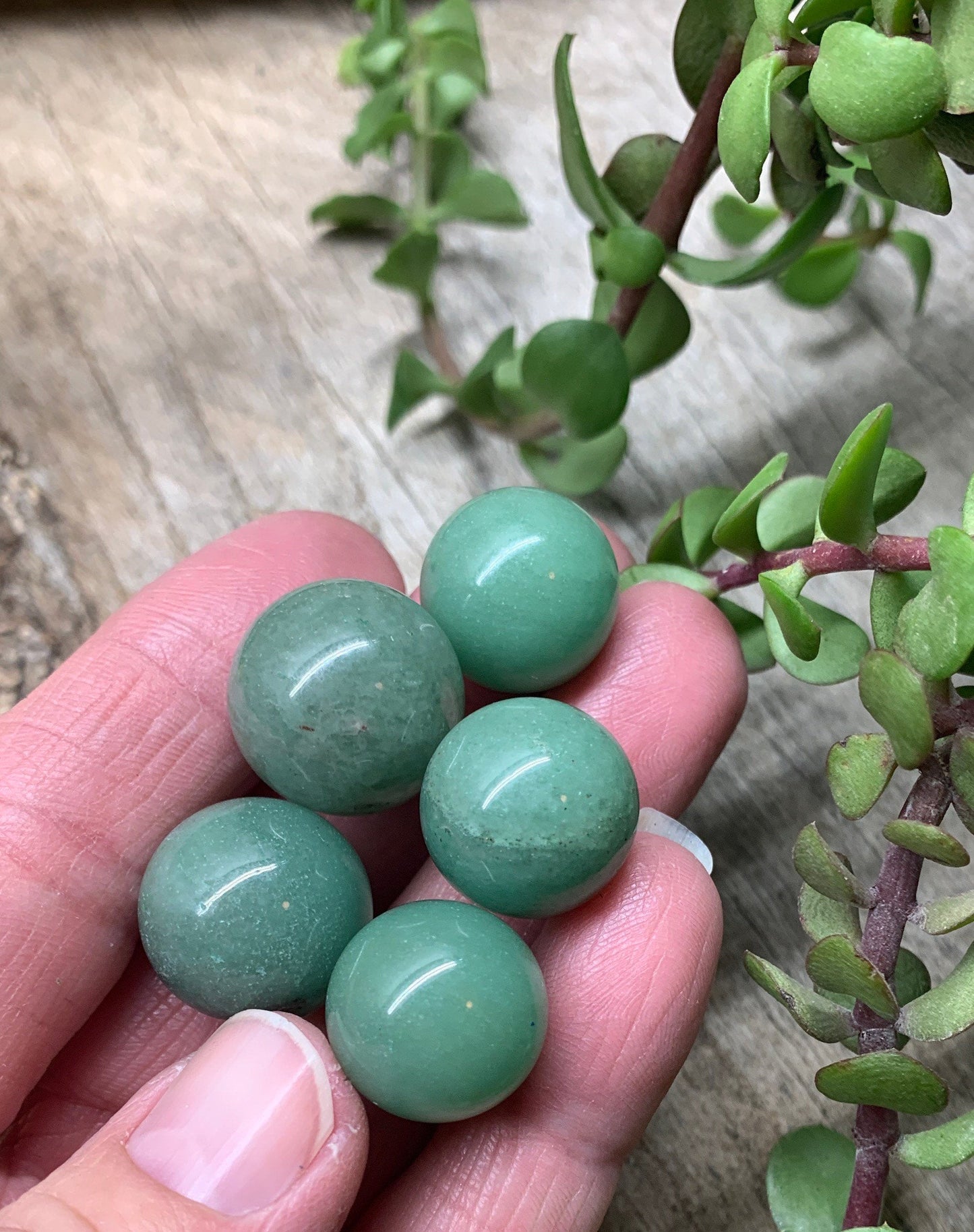 Green Aventurine Small Sphere (Approx. 1/2" - 5/8") 0449