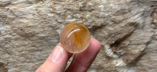 Rutile Quartz Sphere      SPH-0112