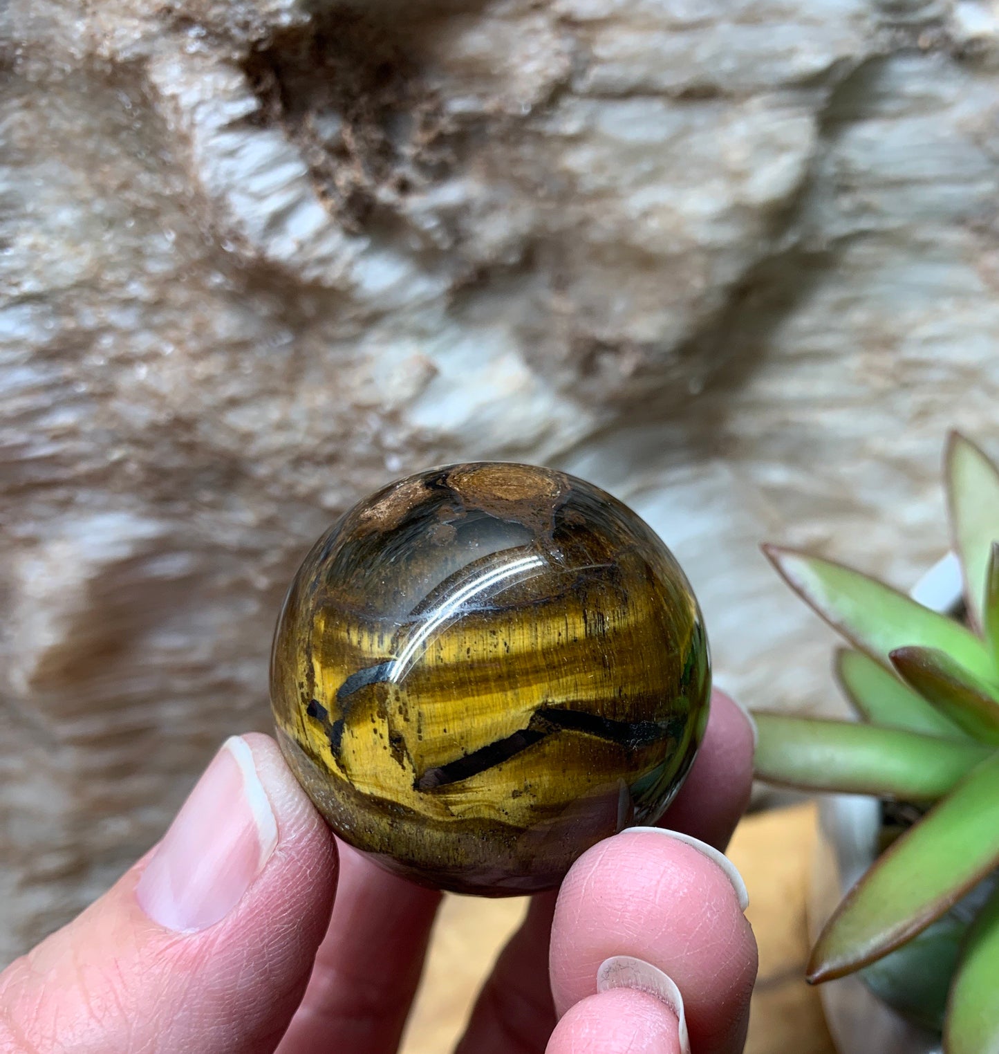 Tigers Eye Sphere        SPH-0245