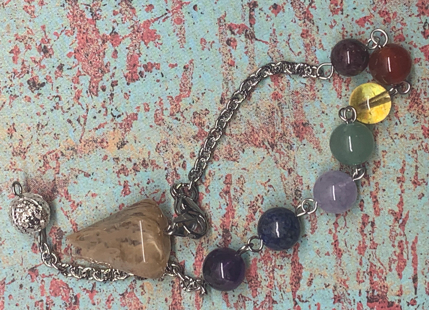 Yellow Quartz Pendulum PND-0043