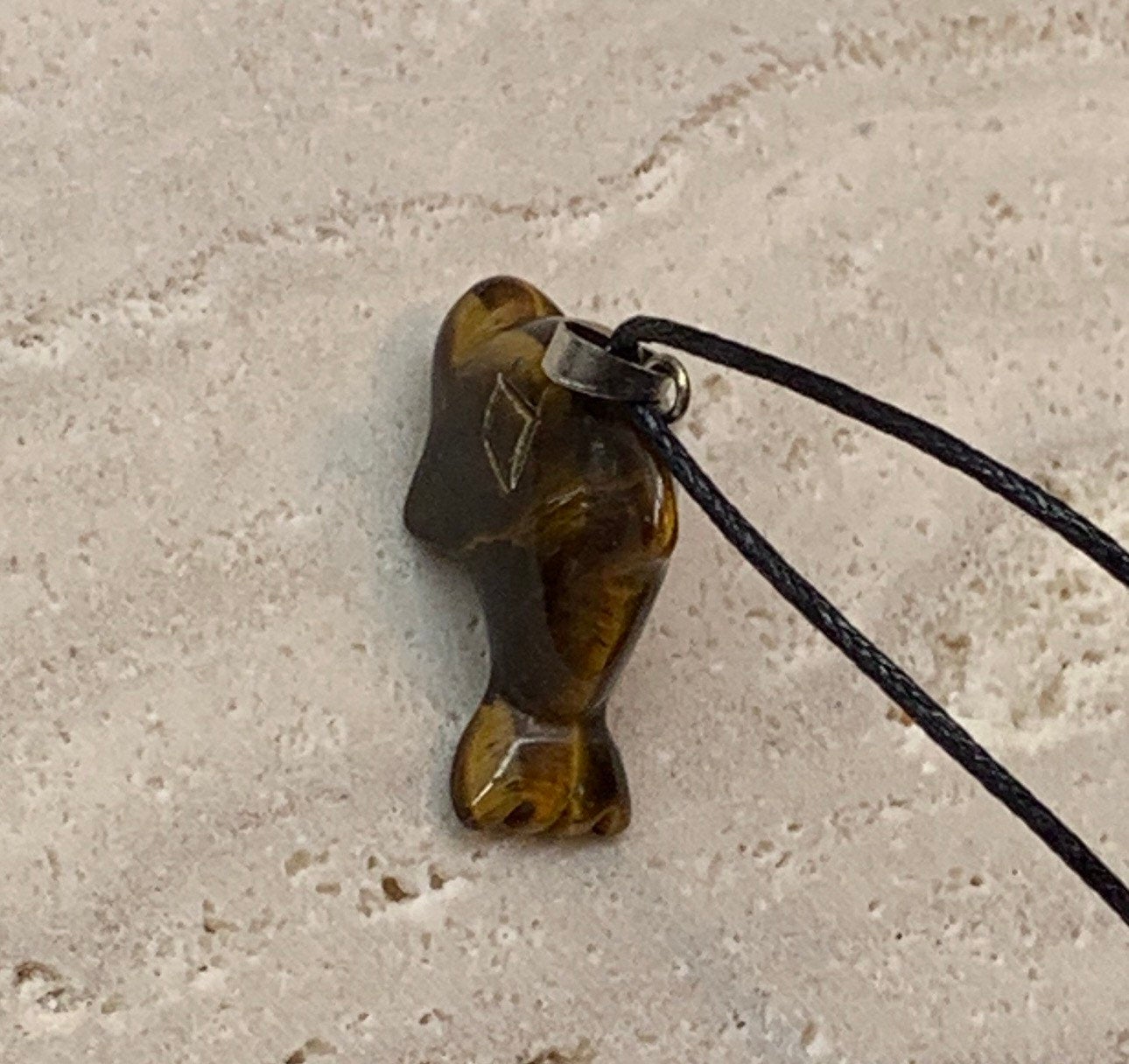 Tigers Eye Dolphin Necklace NCK-0896