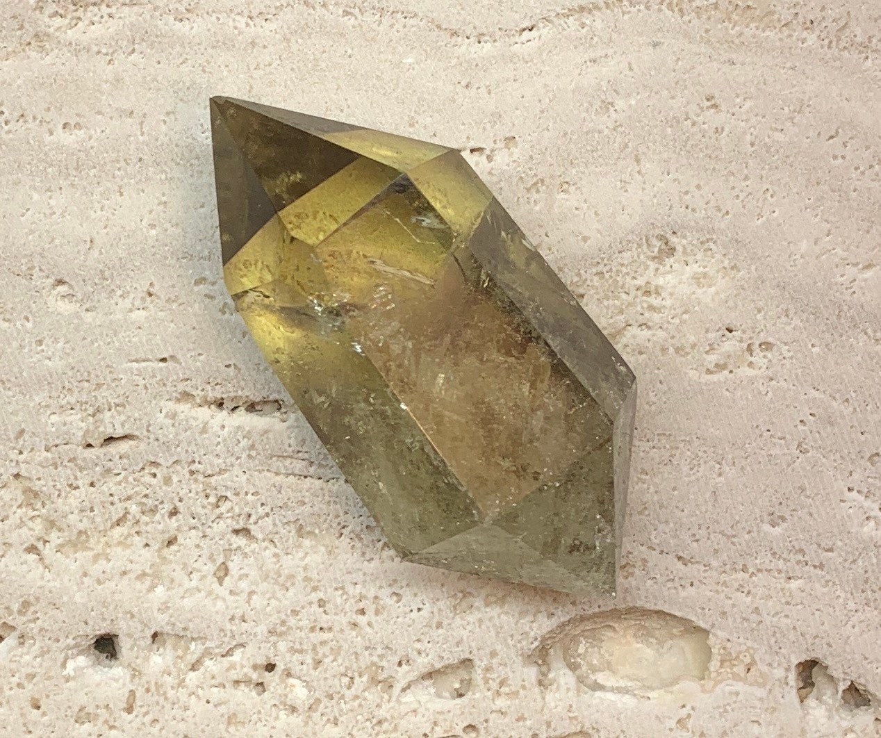 Natural Citrine Double Terminated  WND-0151