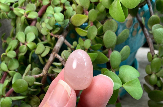 Rose Quartz Egg 3/4” 0424