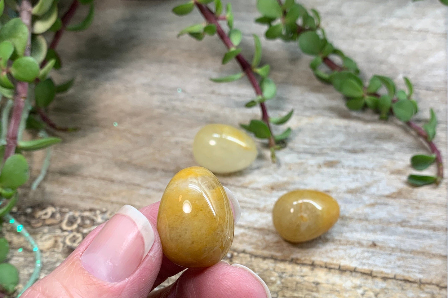 Yellow Aventurine Egg 3/4” 0399