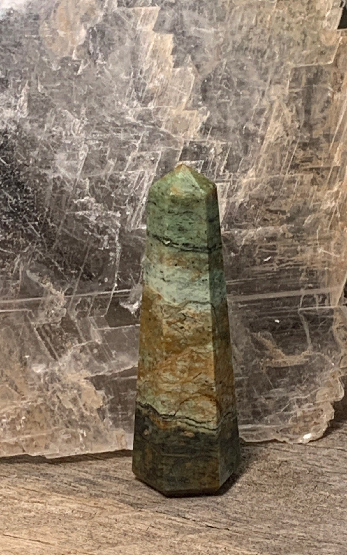 African Turquoise Obelisk OBL-0590