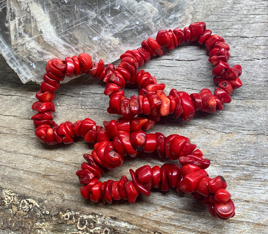 Red Coral Bracelet BRC-0017