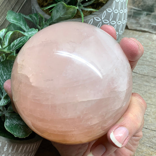 Rose Quartz Sphere    SPH-0492