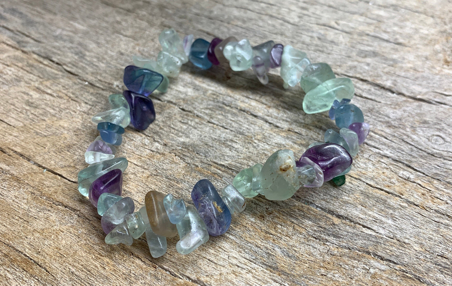 Fluorite Chip Bracelet 1081