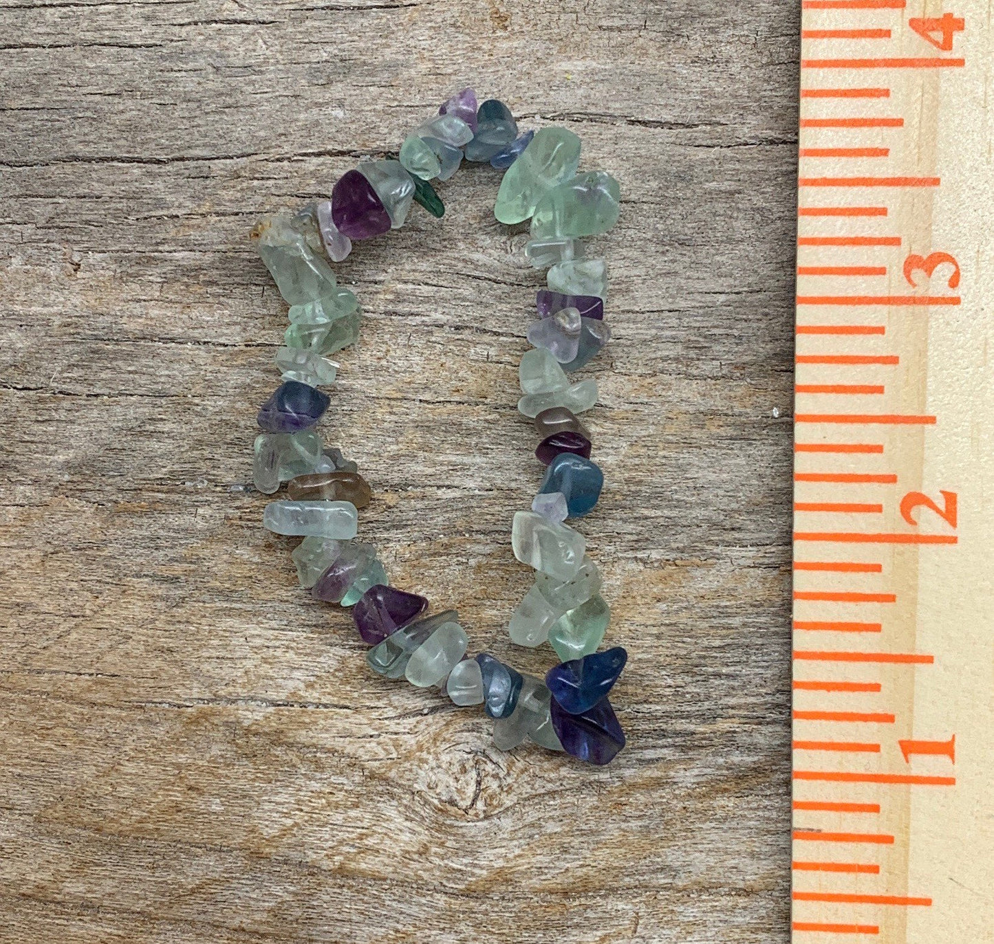 Fluorite Chip Bracelet 1081