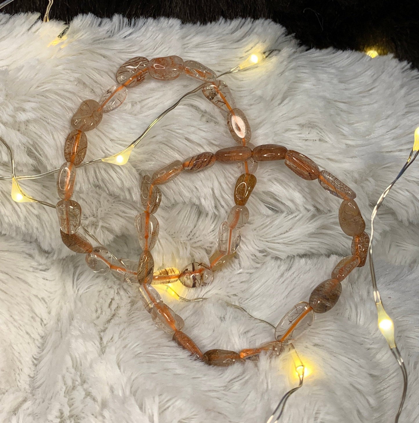 Sunstone Pebble Bracelet 1114