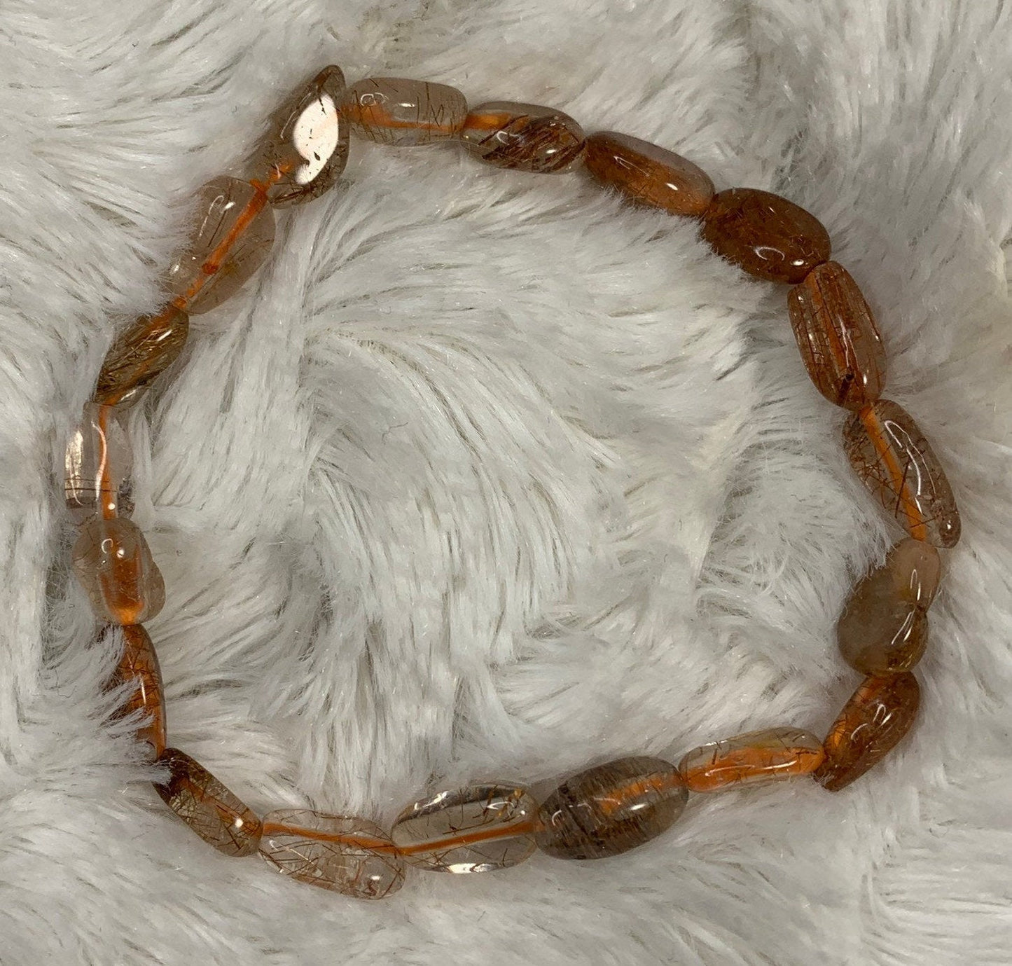 Sunstone Pebble Bracelet 1114