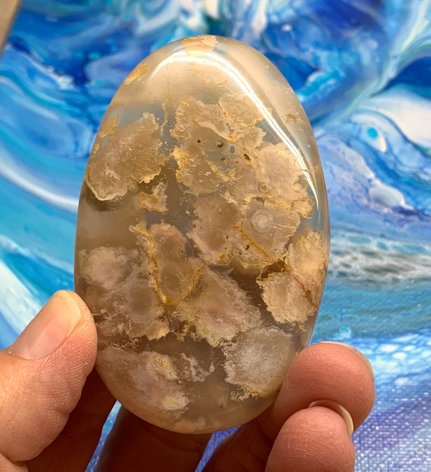 Flower Agate aka Cherry Blossom Agate PLM-0258