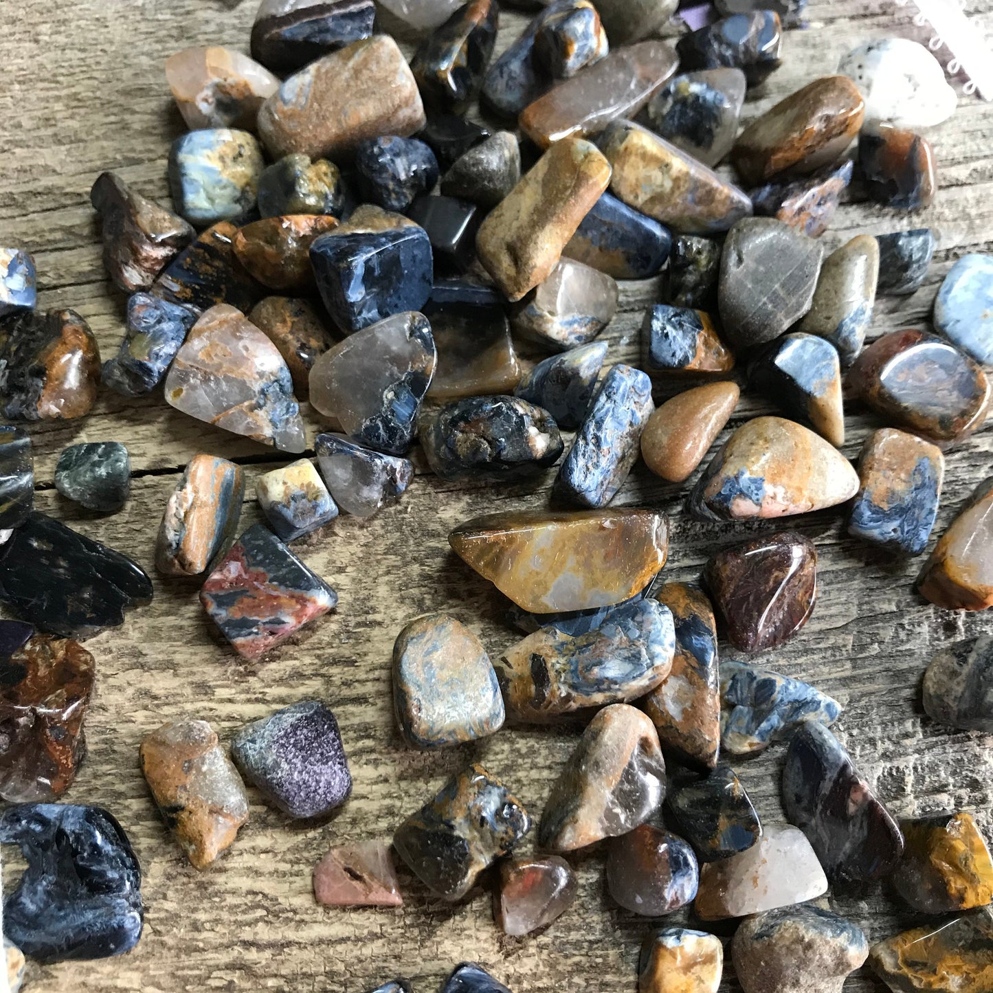 Tumbled Pietersite (Approx 3/4") Polished Stone for Crystal Grid, Wire Wrapping or Craft Supply 0600