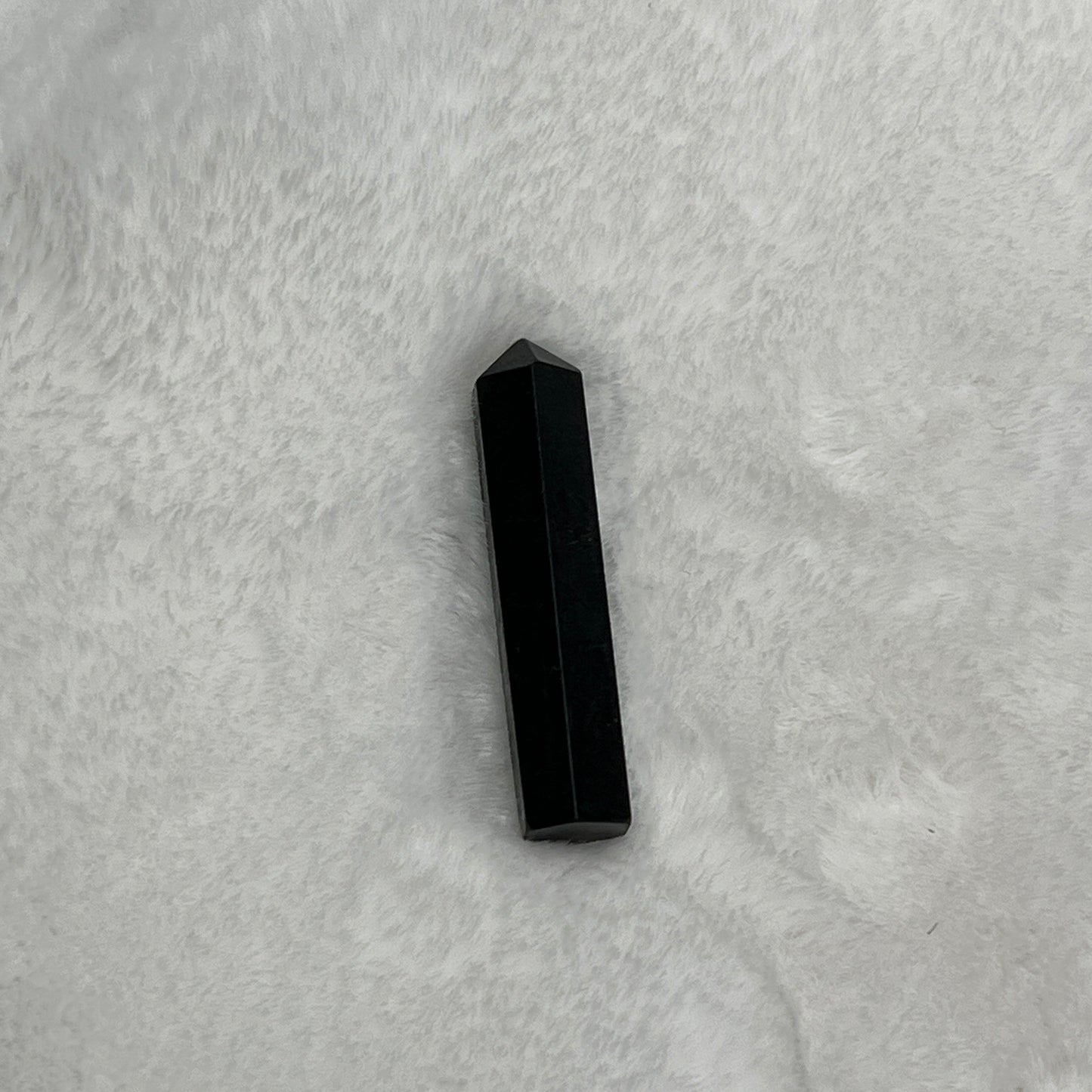 Black Agate Obelisk 0915 (Approx- 1 5/8”)