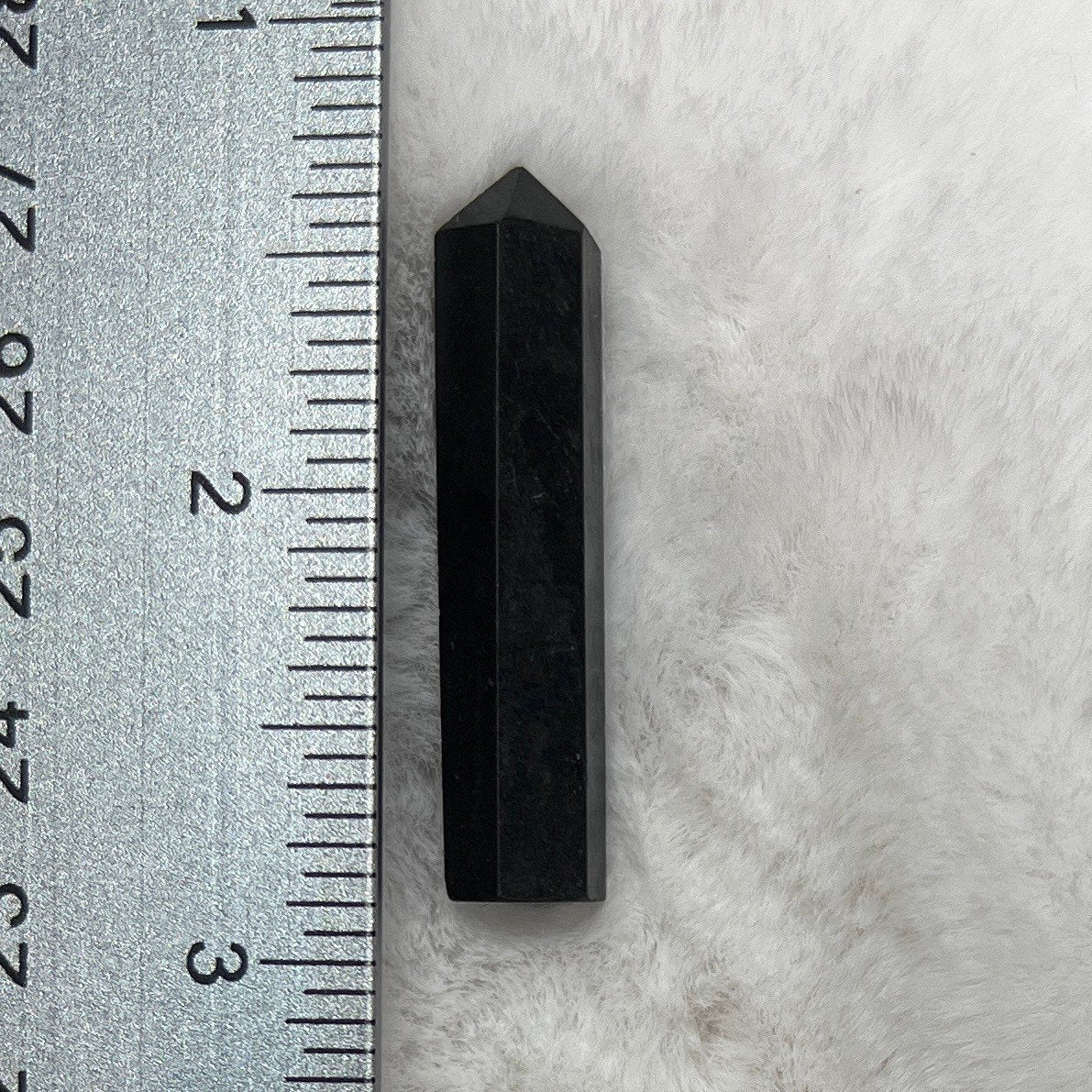 Black Agate Obelisk 0915 (Approx- 1 5/8”)