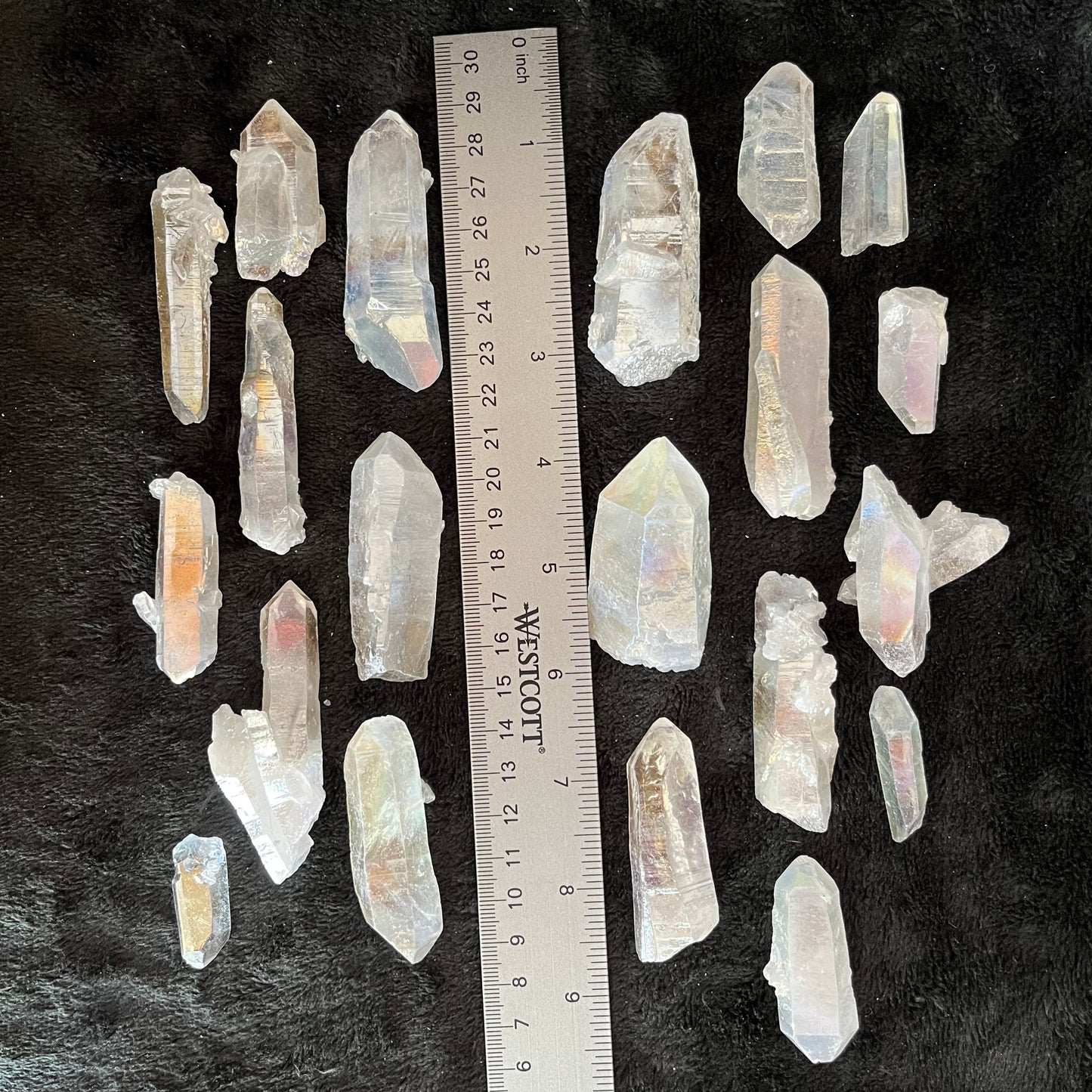 Angel Aura Quartz Point, 1 pound lot, WC-0006