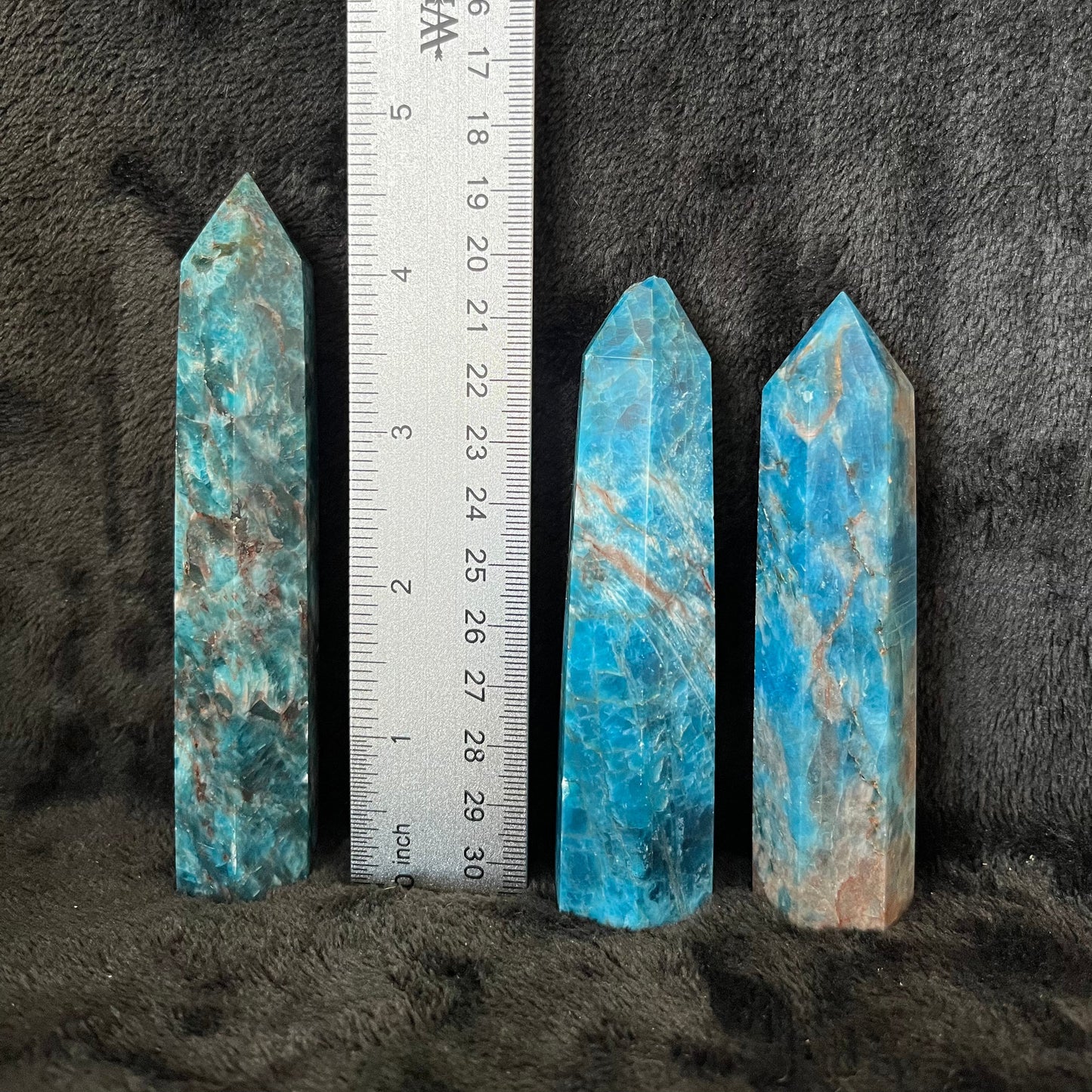 Blue Apatite Obelisk , 1 pound, WO-0029