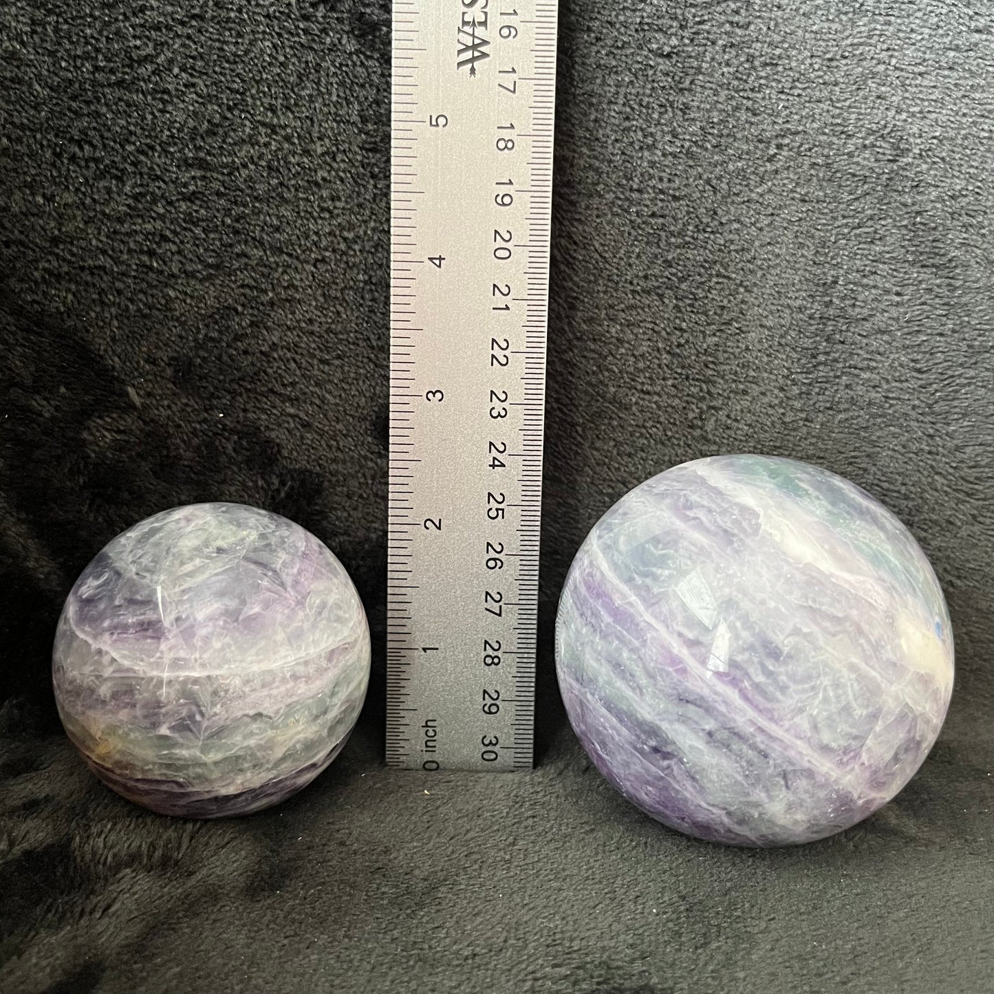 Fluorite Spheres, 1 Pound Lot (Approx. 60-85mm) WB-0010