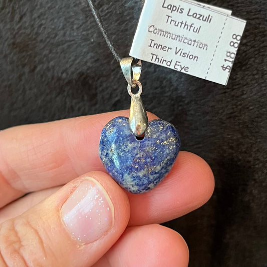 Lapis Lazuli Heart Necklace WN-0142