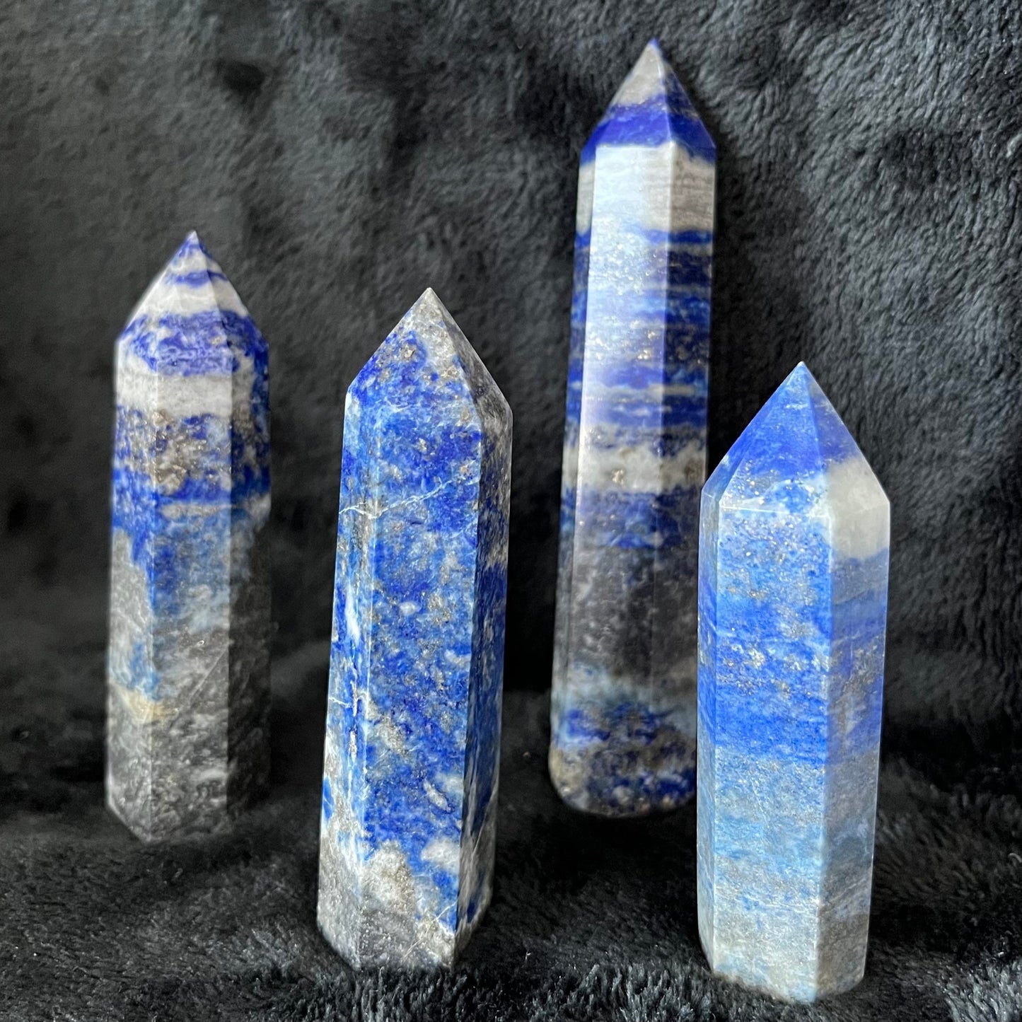 Lapis Lazuli Obelisk , 1 pound, WO-0042